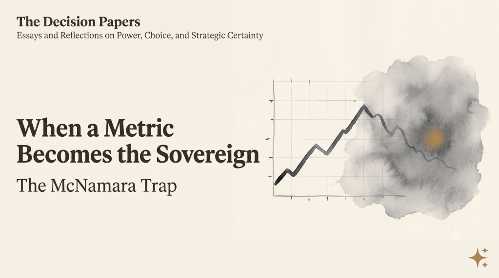 I.23 — When a Metric Becomes the Sovereign: The McNamara&nbsp;Trap